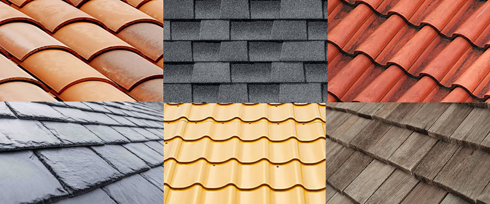 Types of roofing slate tiles