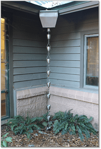 rain gutter chain