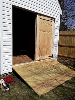 shed door