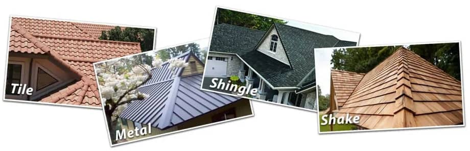 Types of Roofing Materials 